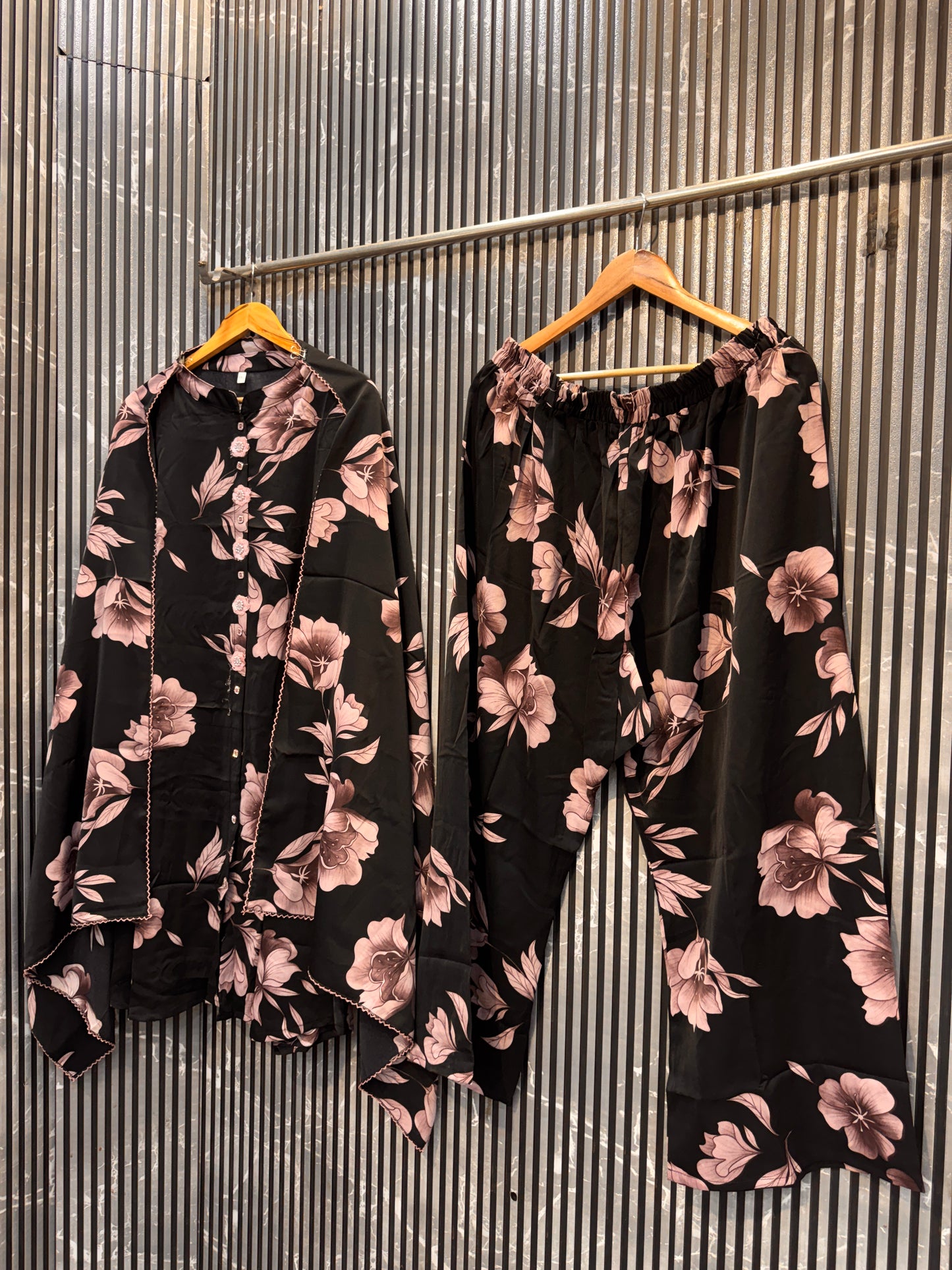 πΈ Beautiful Printed Co-ord Set with Dupatta (Size: 8XL / 62)