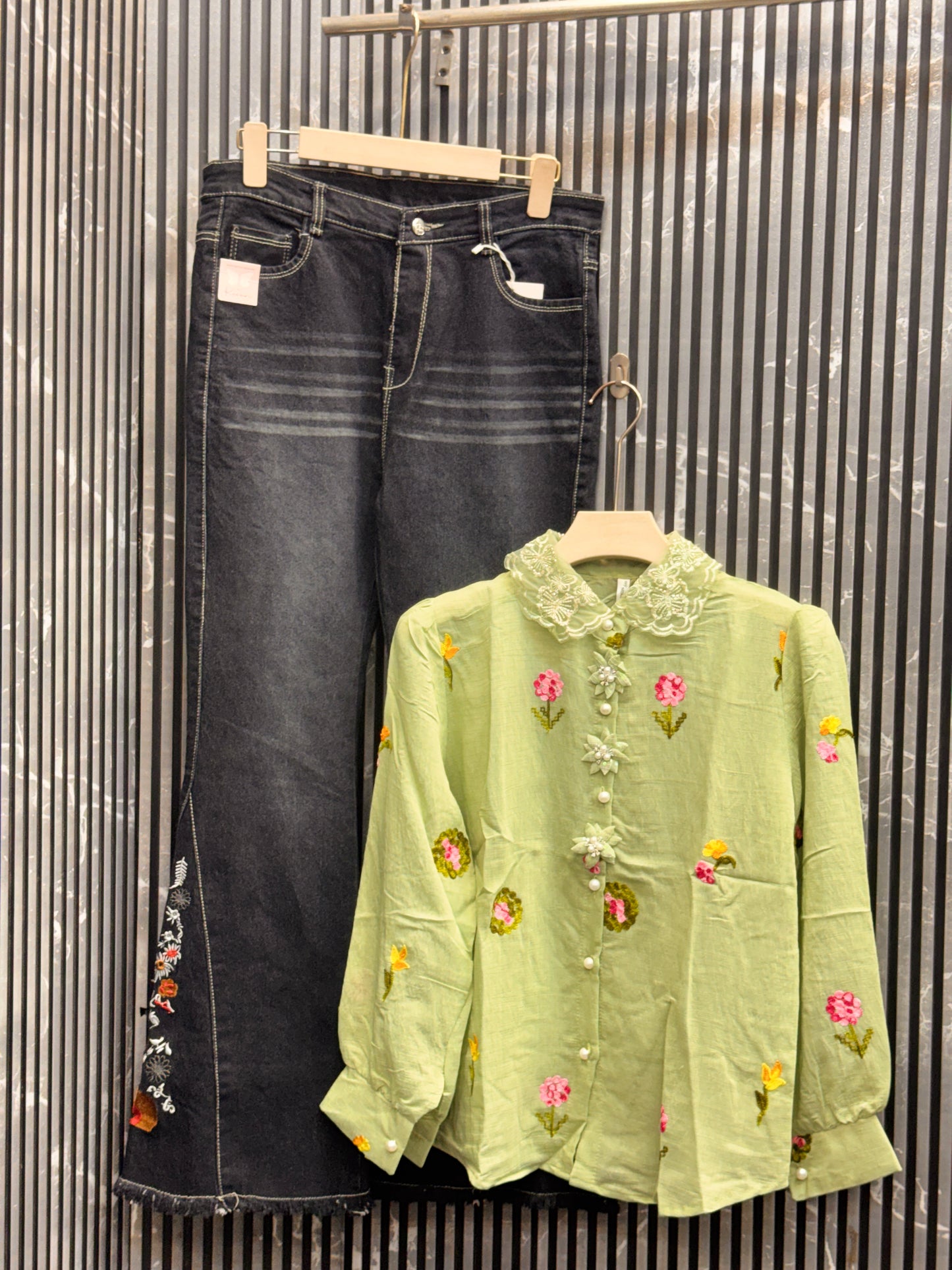 π Premium Urban Co-ord Set β China Cotton Shirt & Korean Pants(1011)