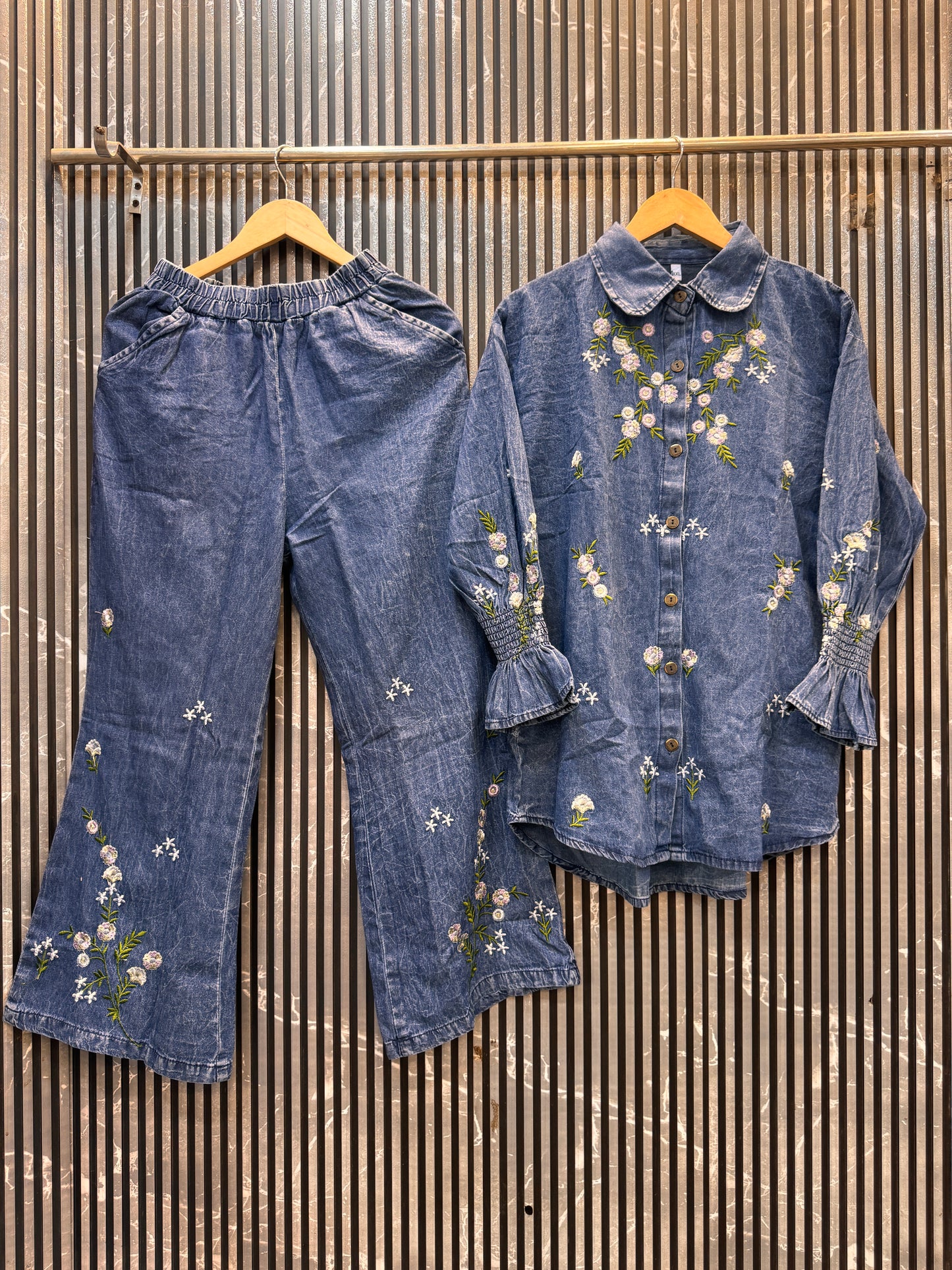 🔥 The Most Viral Floral Denim Co-ord Set 🔥