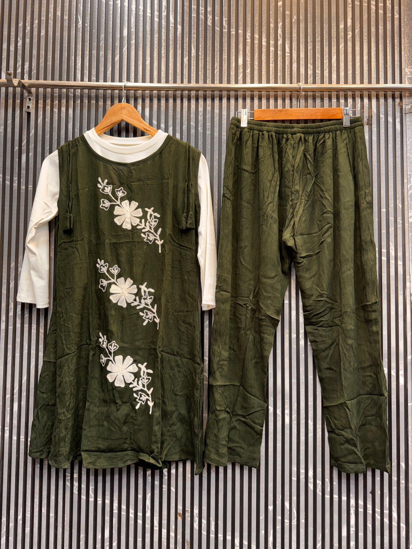 Premium Cotton 3-Piece Designer Co-ord Set
