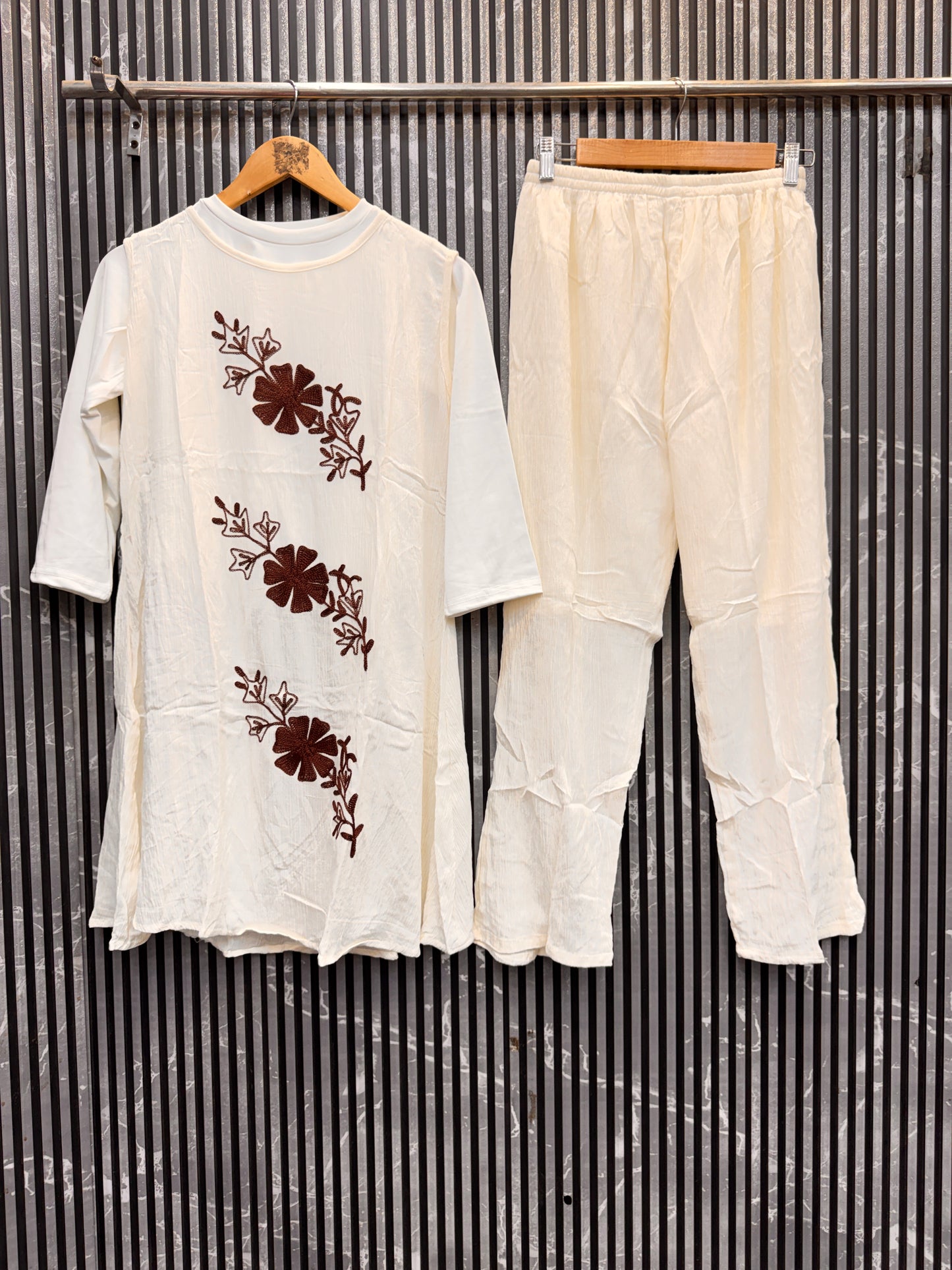 Premium Cotton 3-Piece Designer Co-ord Set