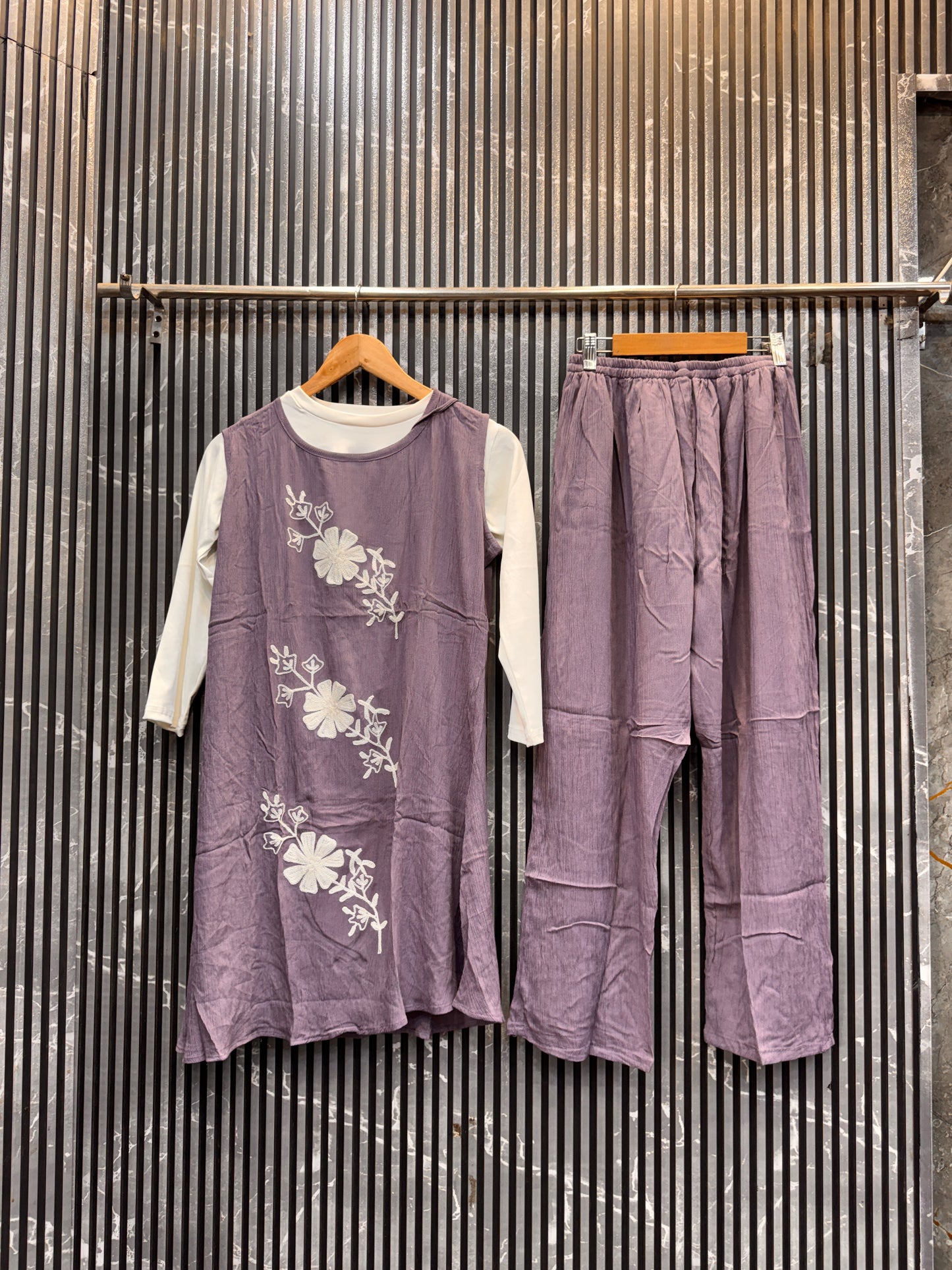 Premium Cotton 3-Piece Designer Co-ord Set