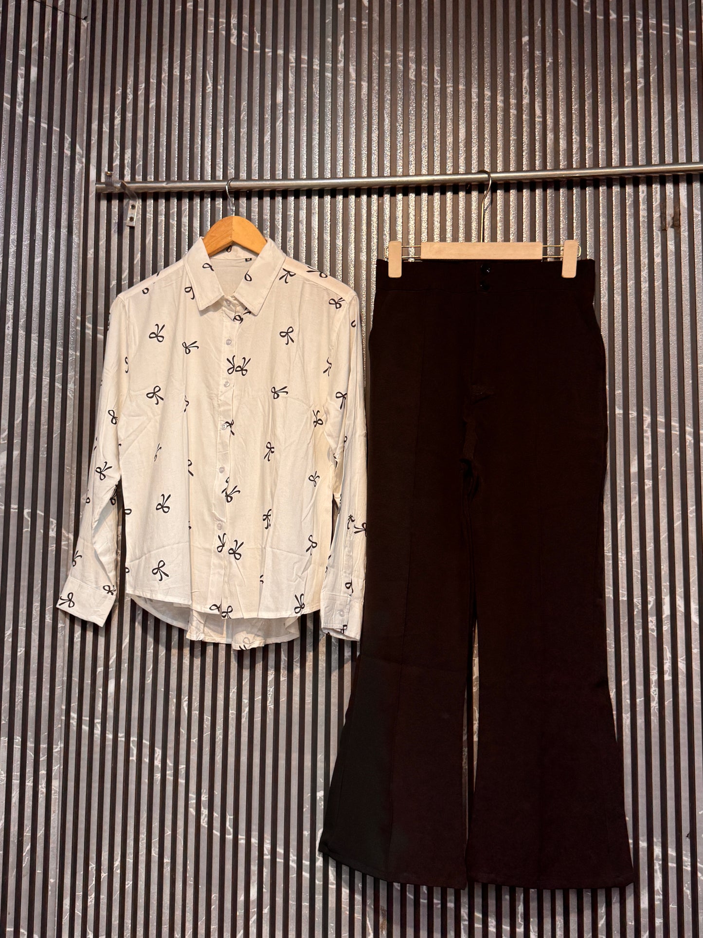 🌟 Premium Urban Co-ord Set – China Cotton Shirt & Korean Pants