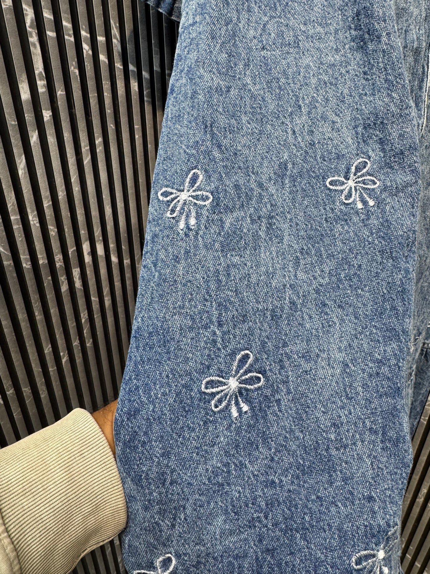 Cod 10014 Shop presenting inputted denim long midi 🧥