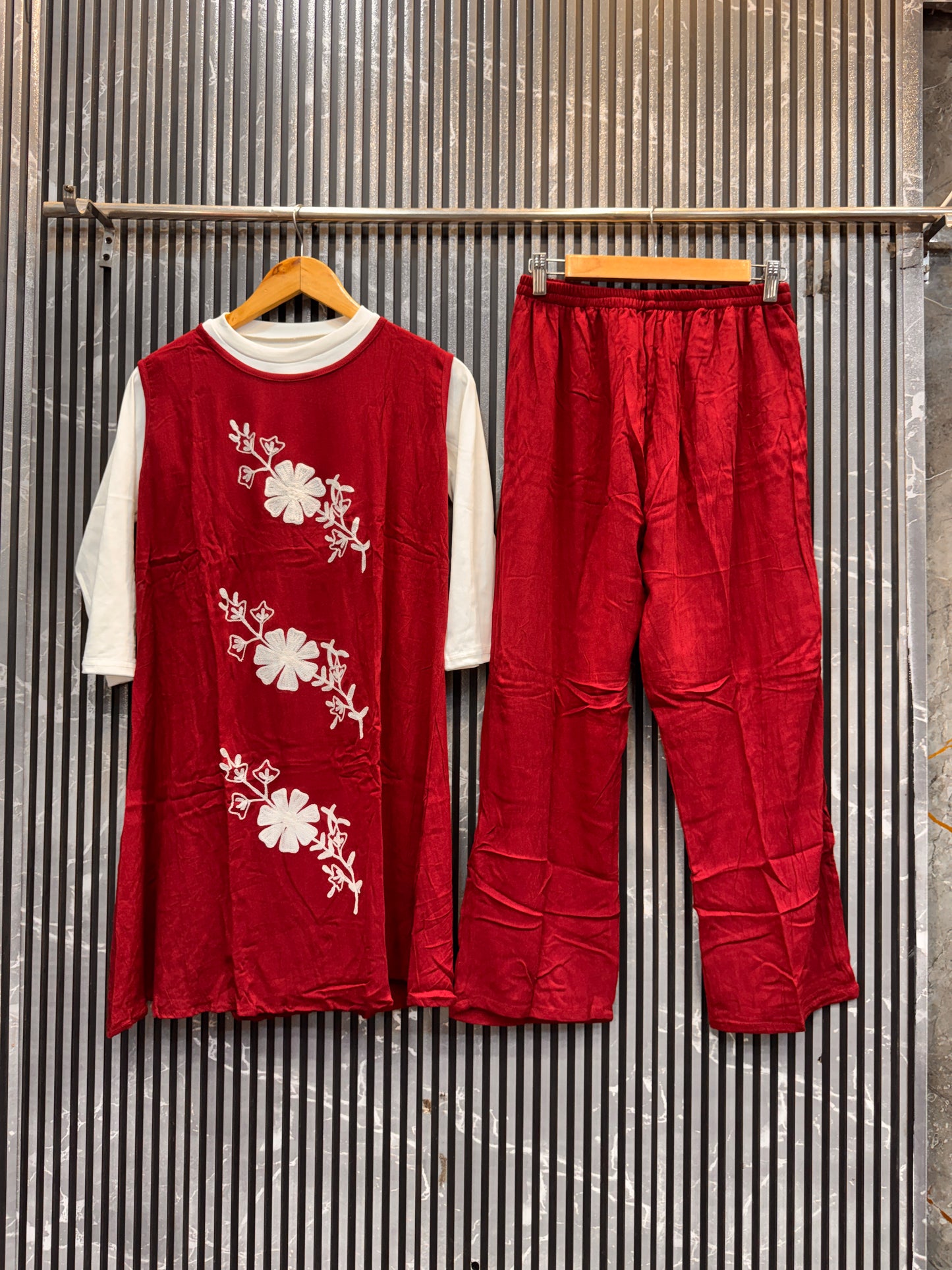 Premium Cotton 3-Piece Designer Co-ord Set